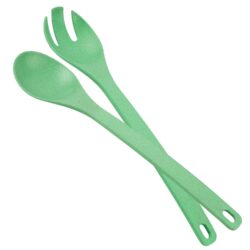 Serving Fork and Spoon – Frosted Green