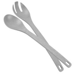 Serving Fork and Spoon – Light Grey